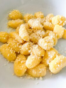 Low Calorie Lemon Parmesan Gnocchi