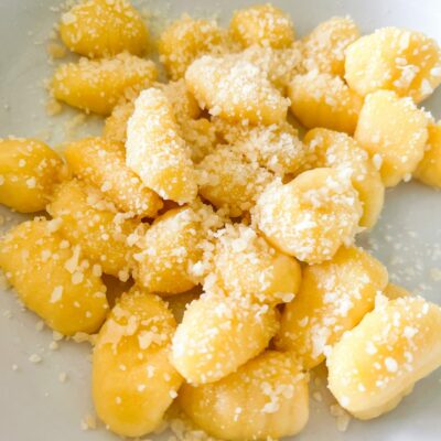 Low Calorie Lemon Parmesan Gnocchi